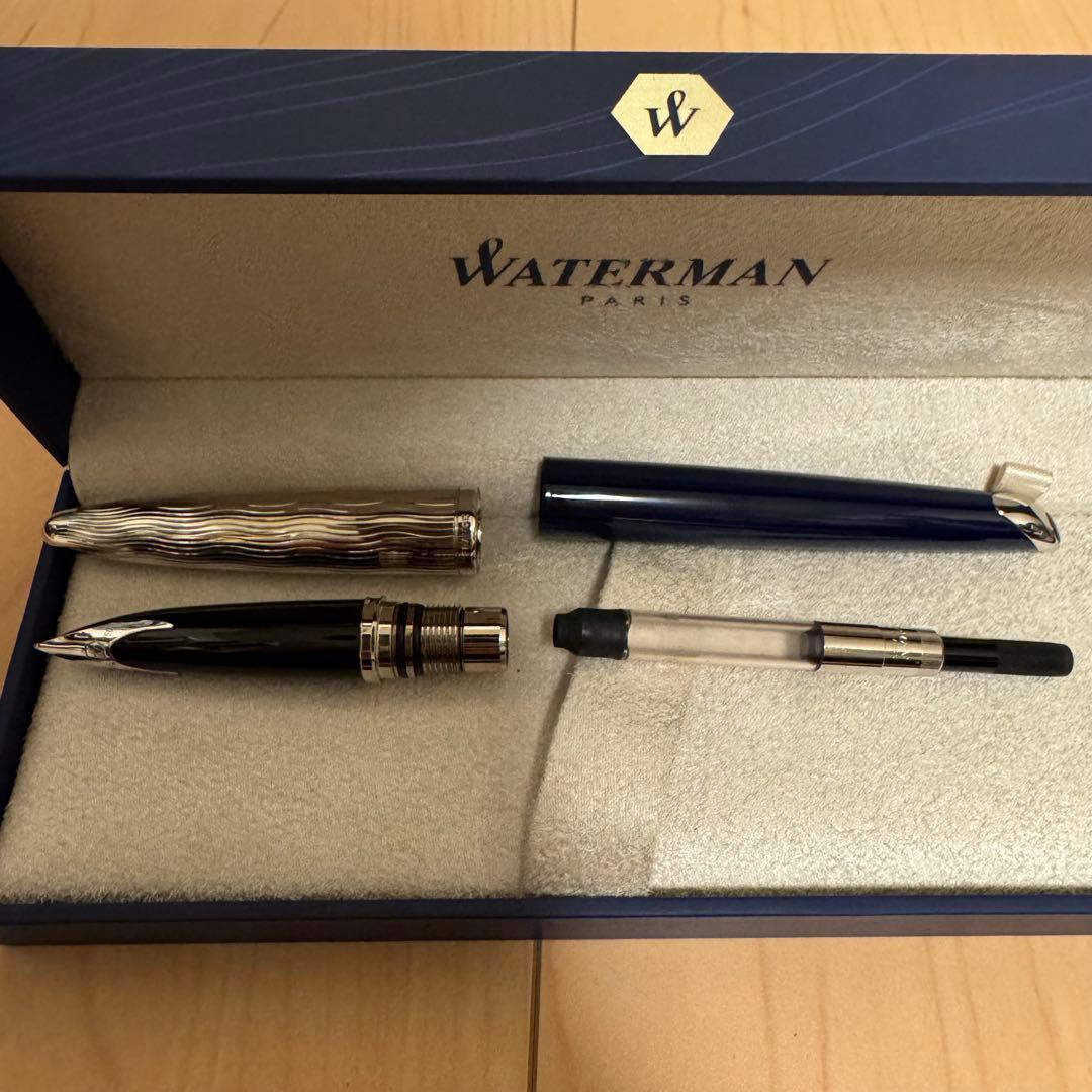 ウォーターマン カレン　波模様　デラックス スペシャルエディション 万年筆　F