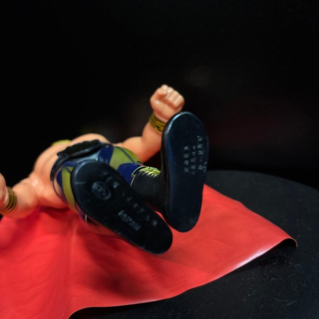 タイガーマスク二世 ソフビ ポピー製 面取れ ビッグサイズ 当時物 極美品