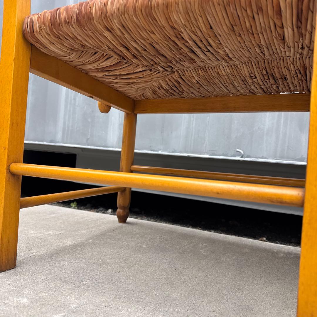 フランスアンティーク ダブルベンチ フレンチシャビー ヴィンテージ ブナ材