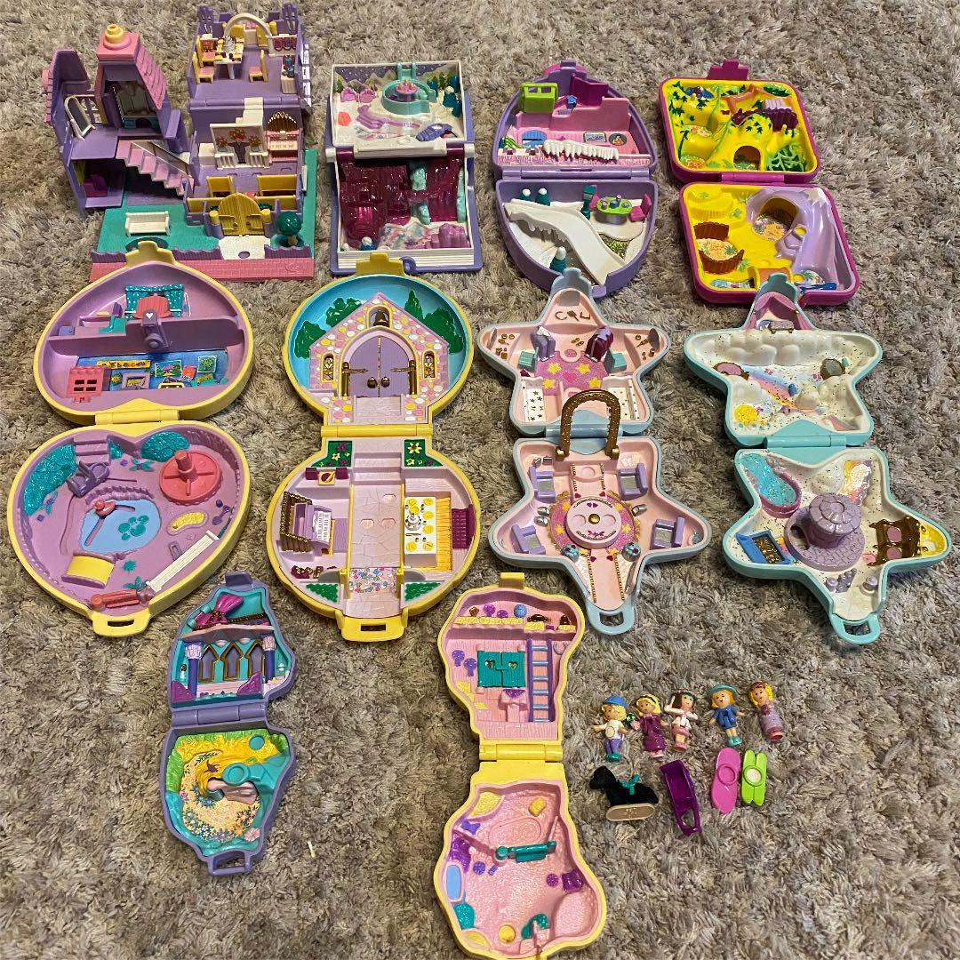 ポーリーポケット アメトイ お家10個付属品9個セット