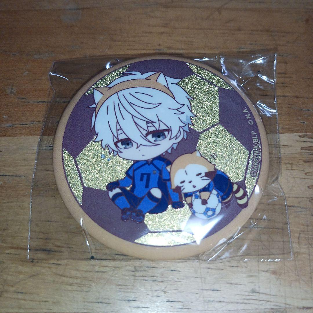 ブルーロック × RASCAL 全16種 グリッター缶バッジ ラスカル ver.