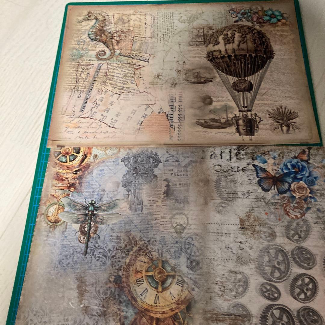 デザインペーパー、コラージュシート被り無し120枚set