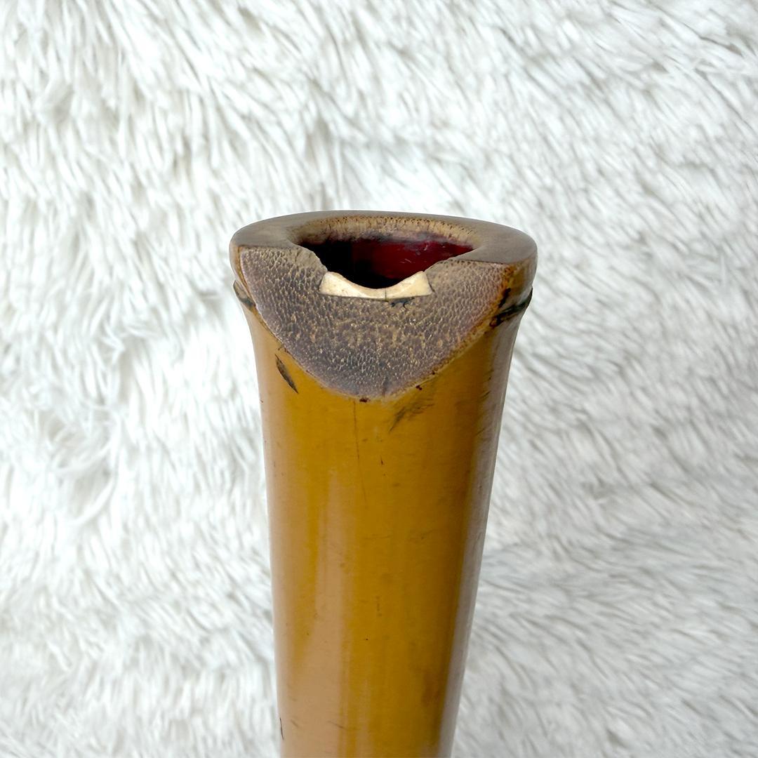 尺八 2尺1寸 65cm 和楽器 延べ管 都山流 ヴィンテージ 工芸品
