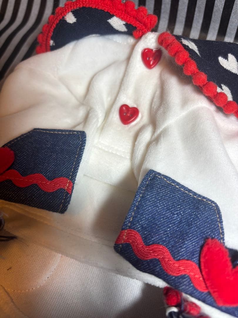 41◆OROKU 06 犬　お洋服　バレンタイン