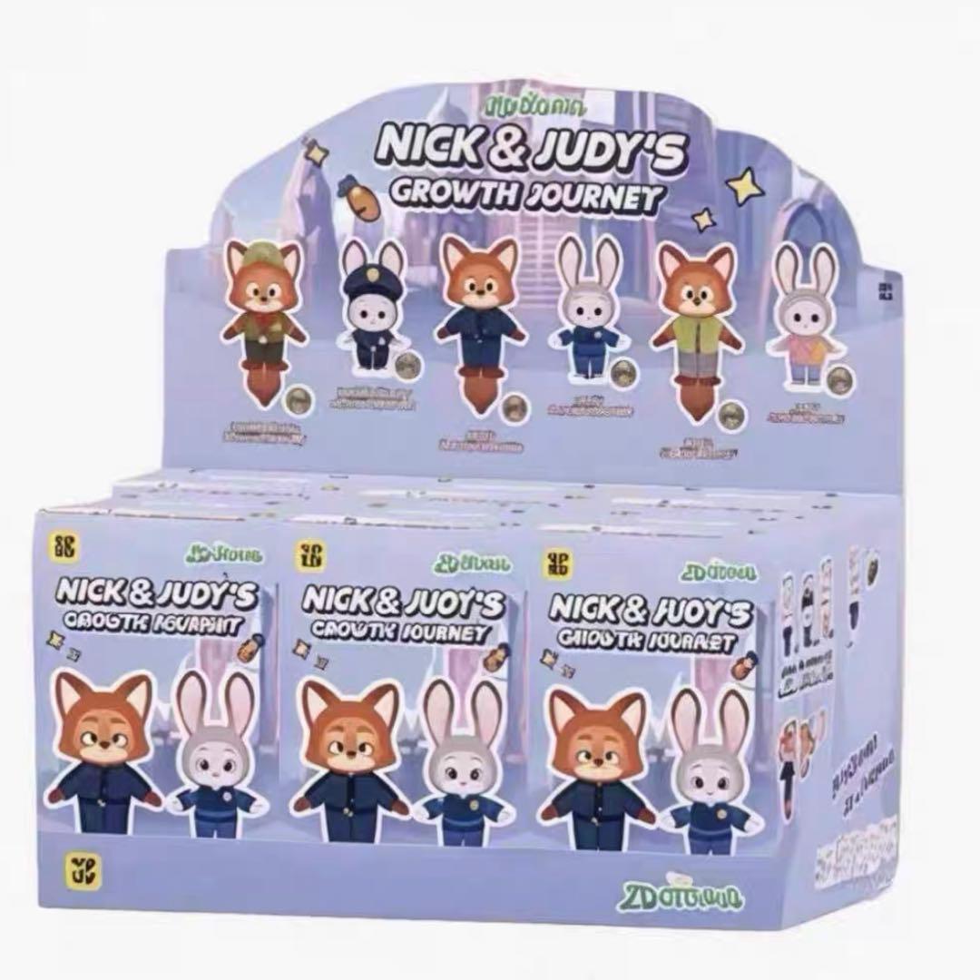 ズートピア TOPTOY 新作 グロース・ジャーニー ニック ジュディぬいぐるみ