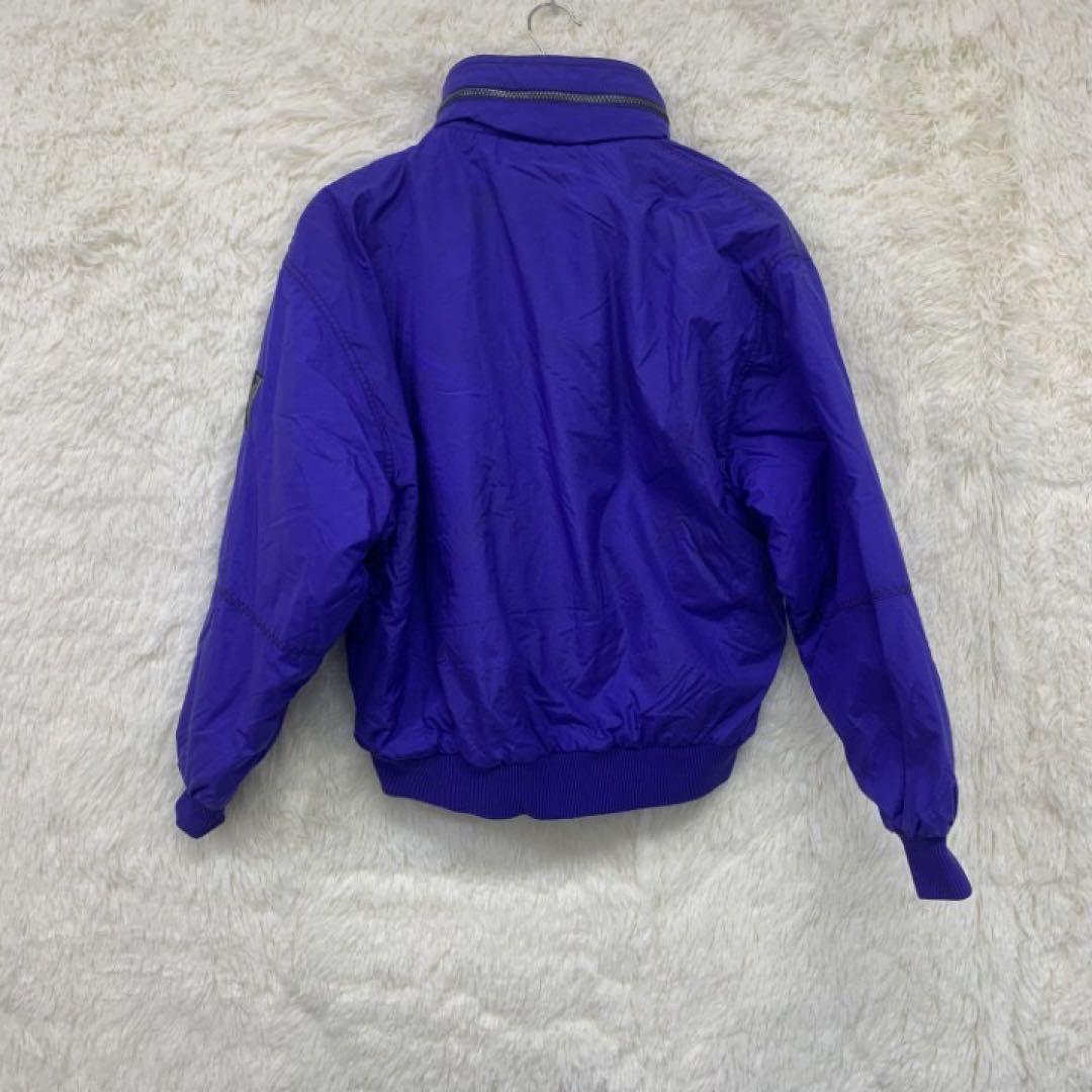 昭和レトロ★90年 アシックス ジャージ ウインドブレーカー 上下セットパープル