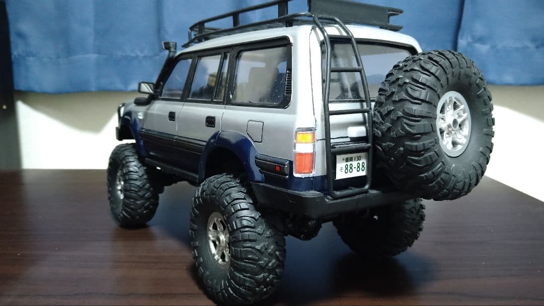 WPL C24改　C54..1 ランクル80ボディ搭載　製作車　1/16