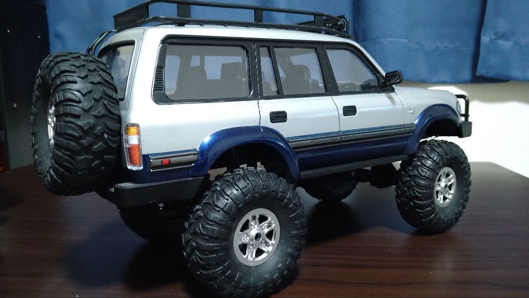 WPL C24改　C54..1 ランクル80ボディ搭載　製作車　1/16