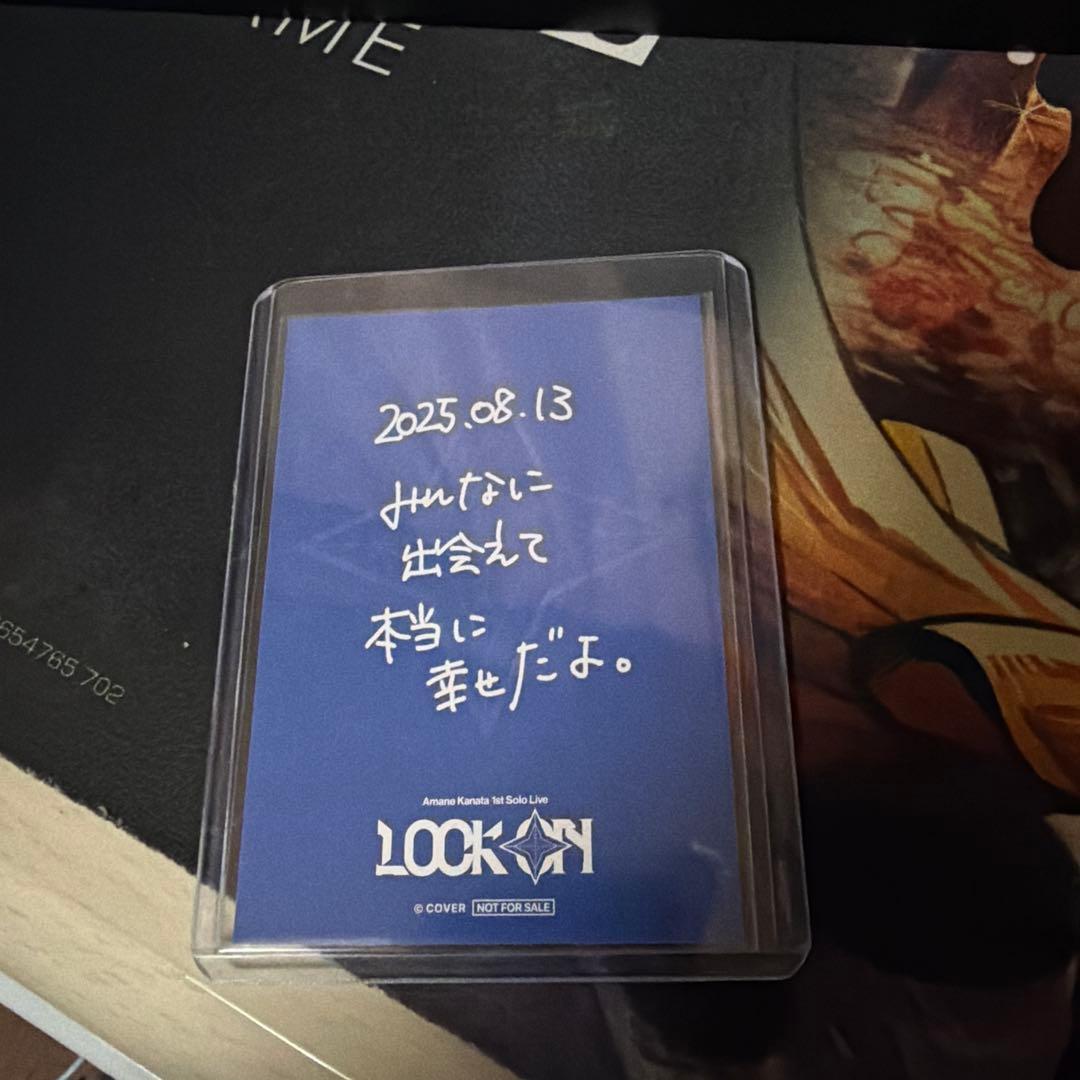 ホロライブ　天音かなた 2nd アルバム　ライブ会場限定特典　チェキ風カード