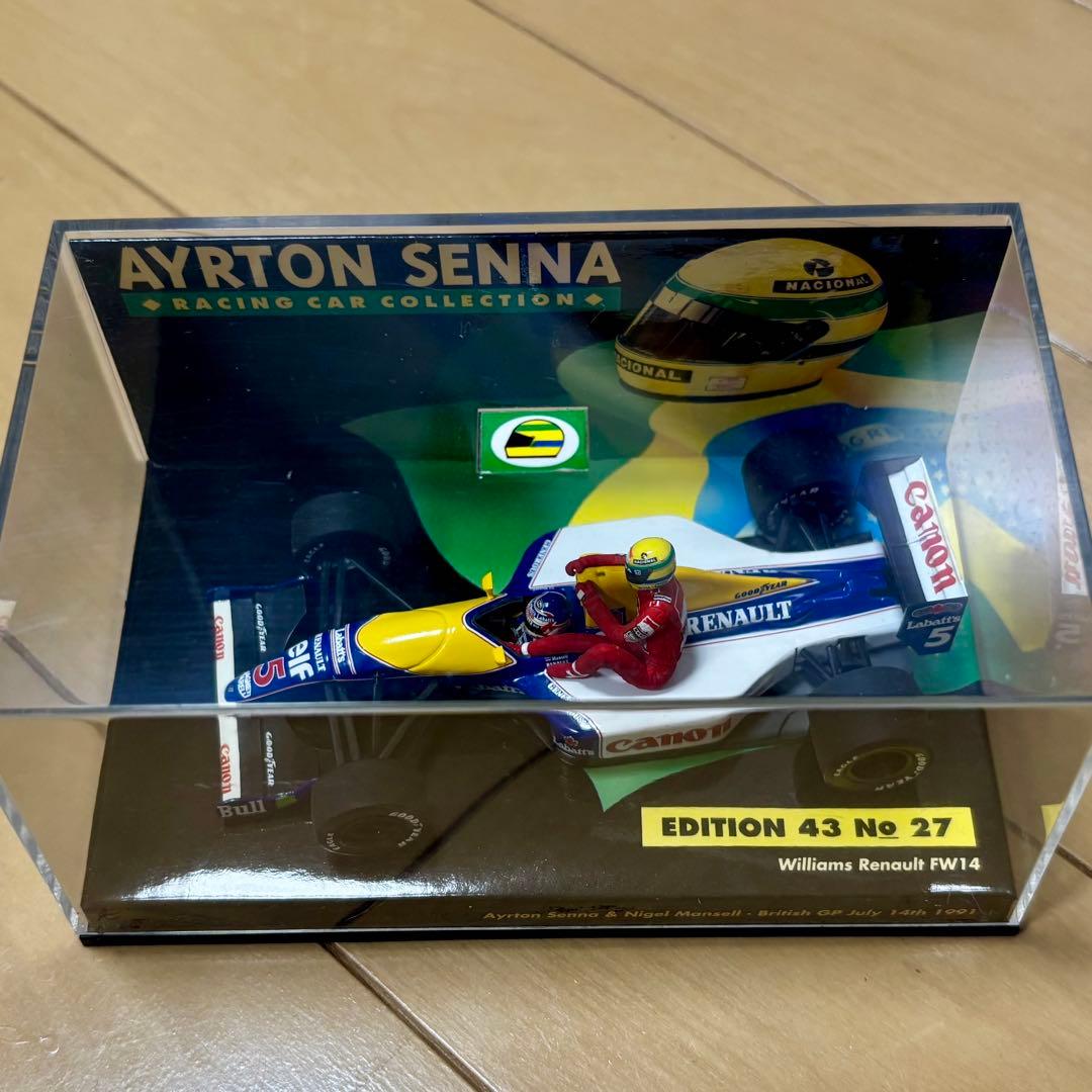 PMA 1/43 ウイリアムズルノー FW14 ライドオン A.セナ