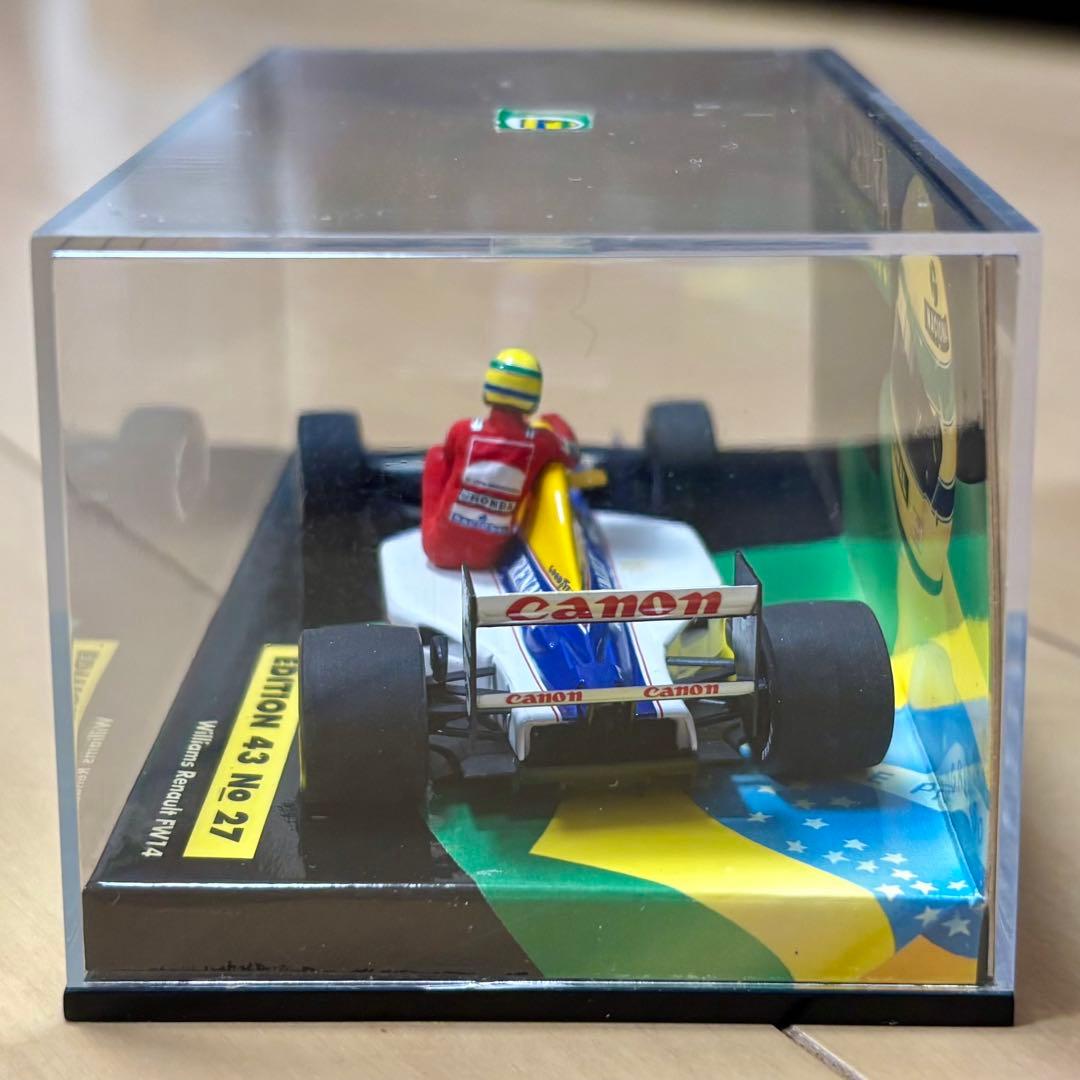 PMA 1/43 ウイリアムズルノー FW14 ライドオン A.セナ