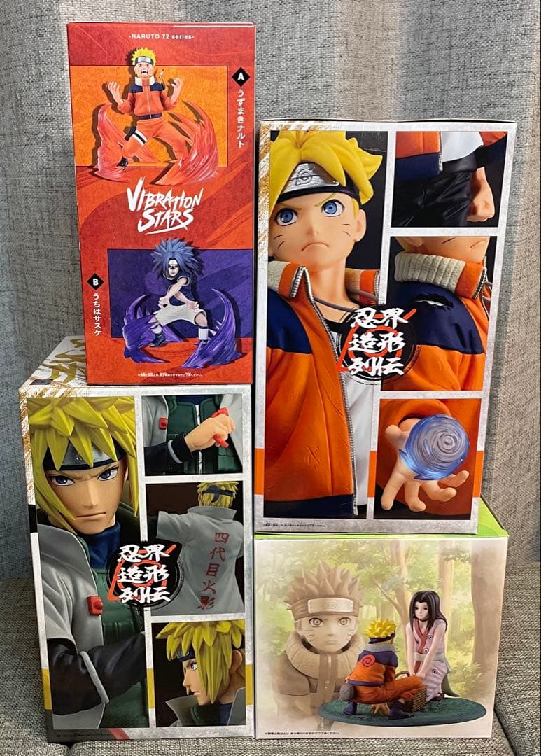 NARUTO フィギュア4個まとめ売り うずまきナルト 波風ミナト 白