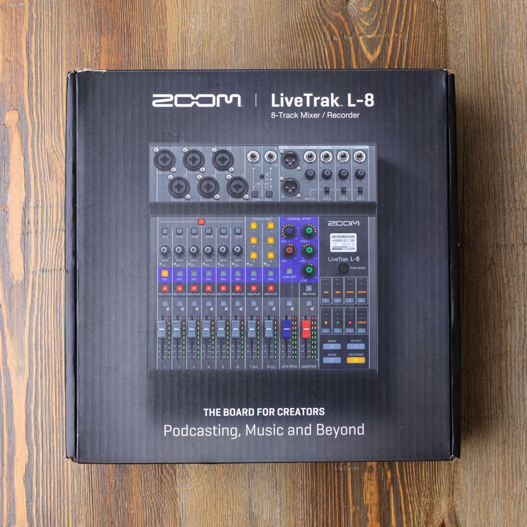 ZOOM LiveTrak L-8 8chミキサー/レコーダー 美品