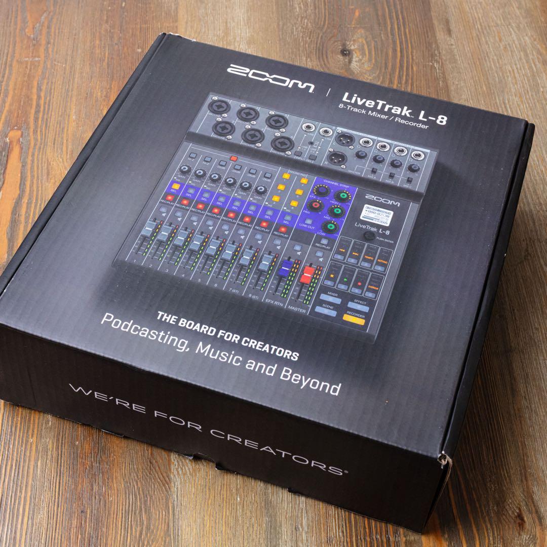 ZOOM LiveTrak L-8 8chミキサー/レコーダー 美品