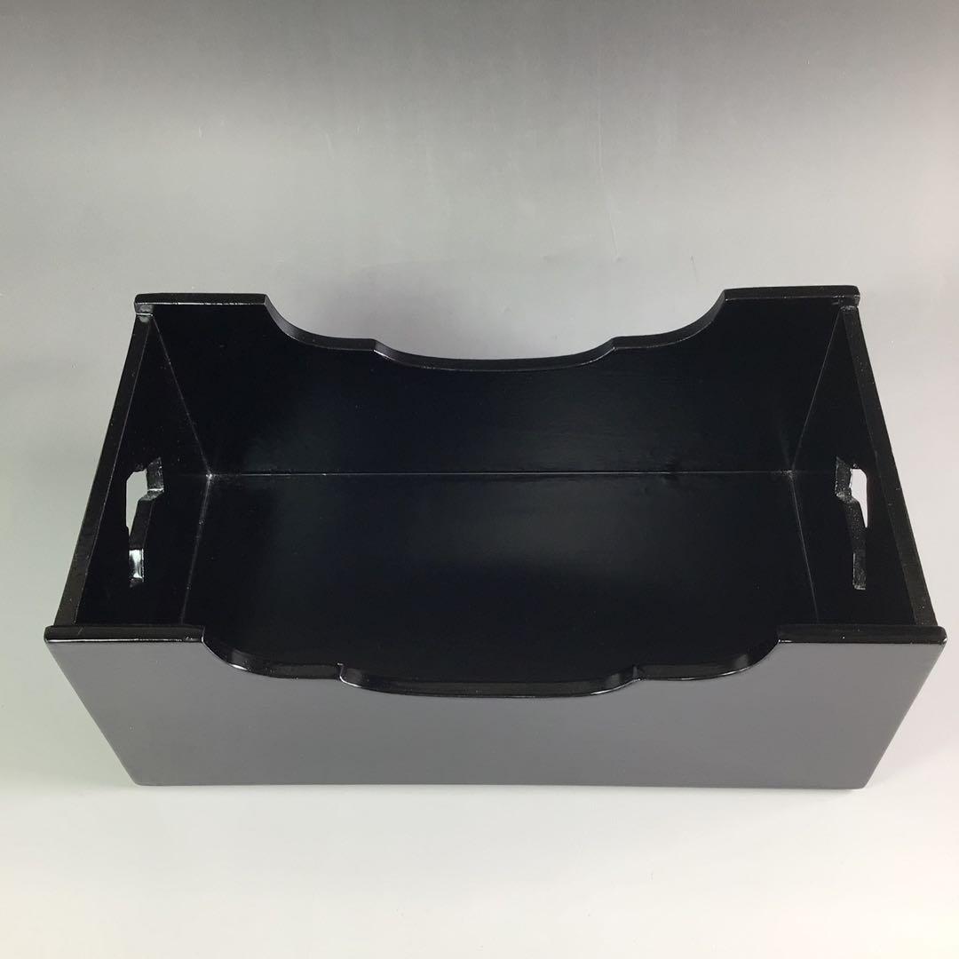 Ｒ２９７　莨盆　『塗師　川瀬表完作』『文箱煙草盆』　共箱　茶道具　喫煙具