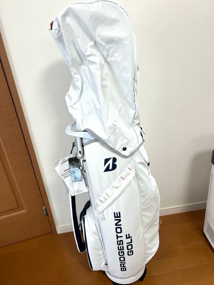 BRIDGESTONE GOLF 軽量 ゴルフバッグ ホワイト　CBG113