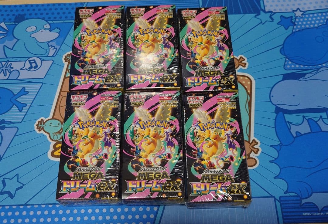 ポケモンカード MEGAドリームex 6Box未開封（シュリンク付き）