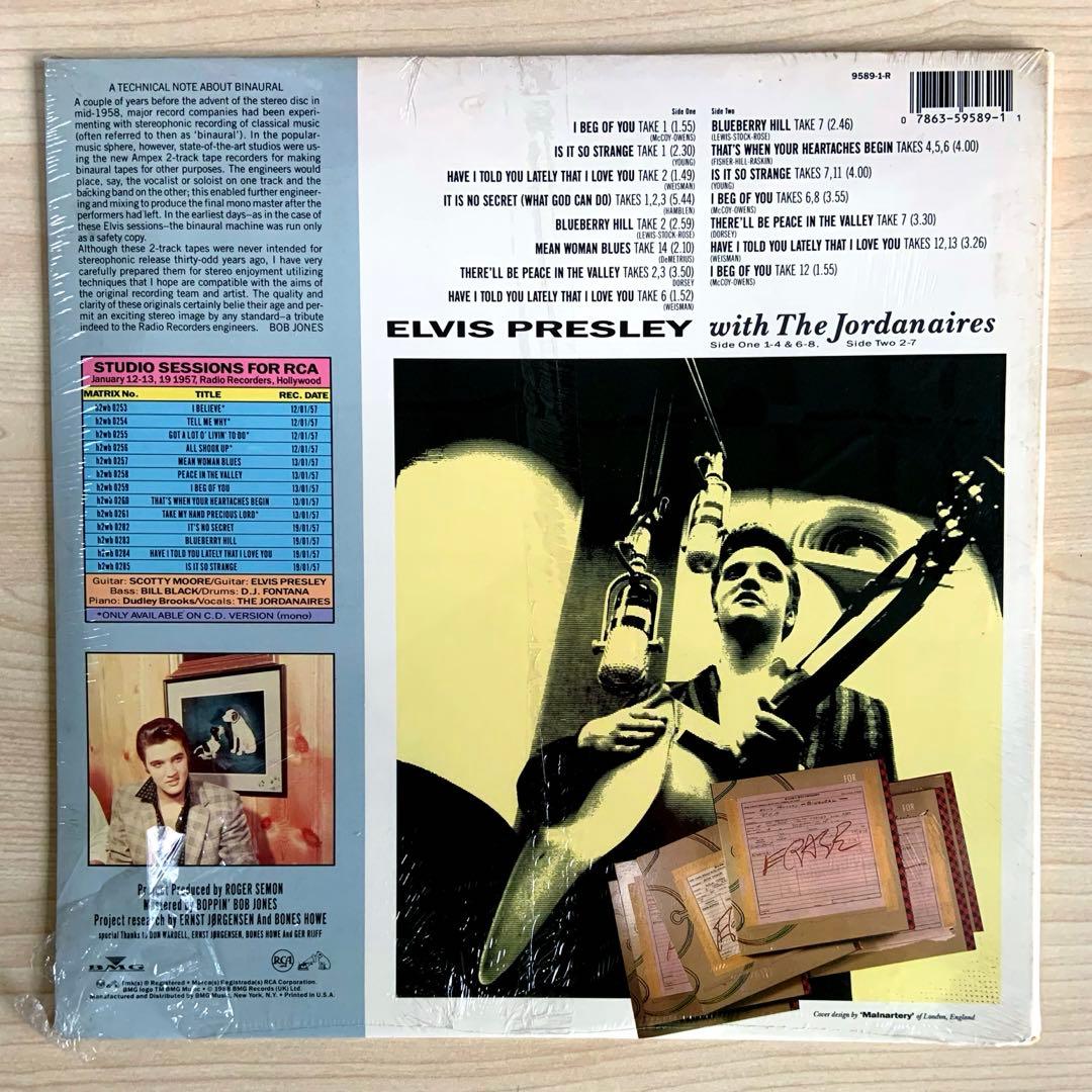 エルヴィス・プレスリー　海外版　未開封　LPレコード　4枚セット
