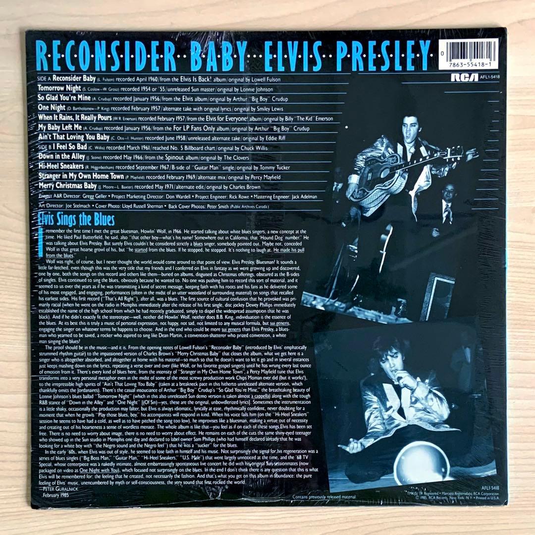 エルヴィス・プレスリー　海外版　未開封　LPレコード　4枚セット