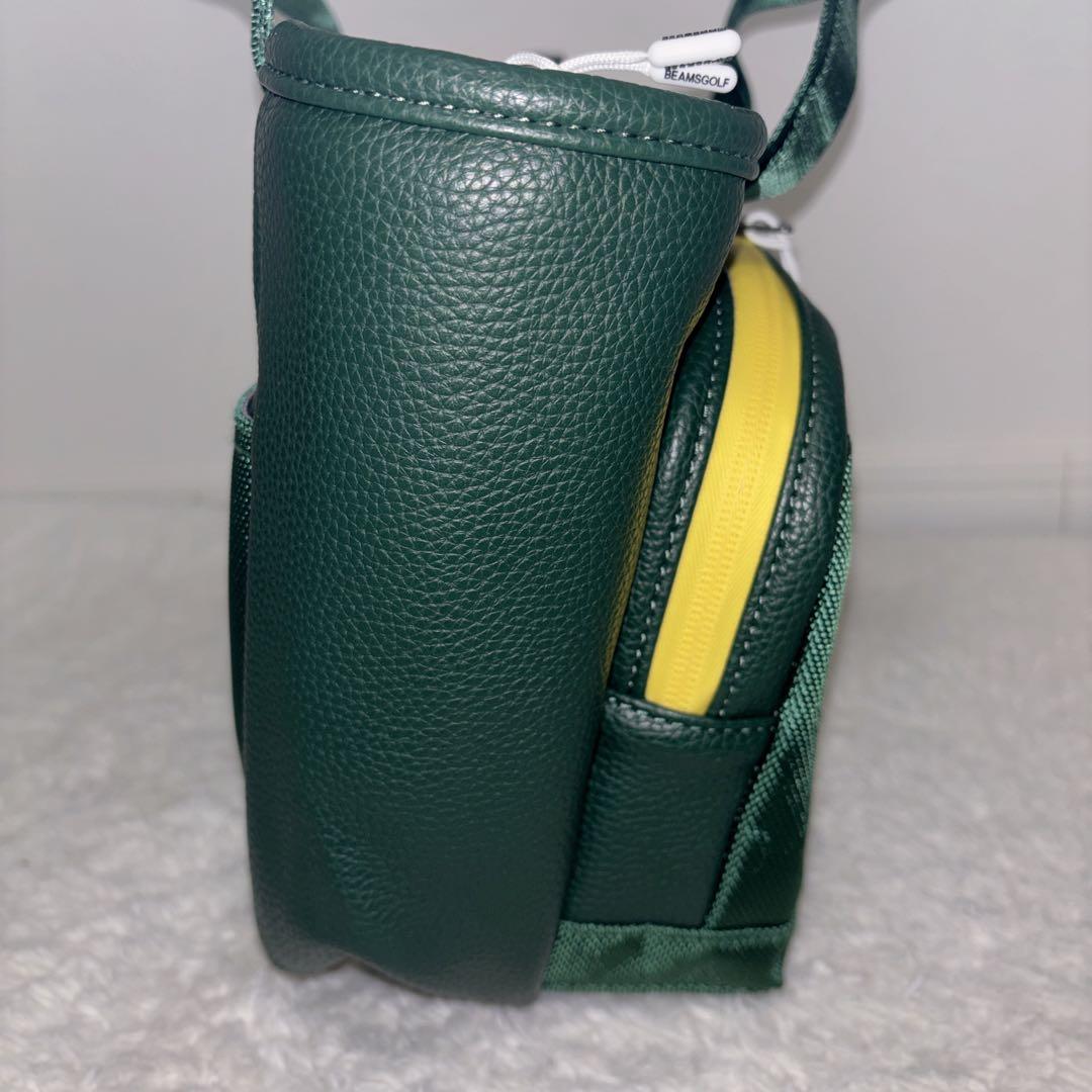 【美品】BEAMS GOLF ダークグリーン カートバッグ