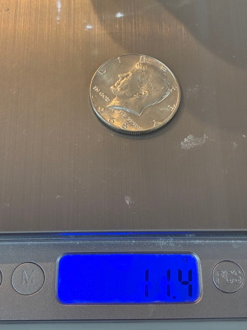 ハーフダラー1964〜1968銀貨　6枚セット