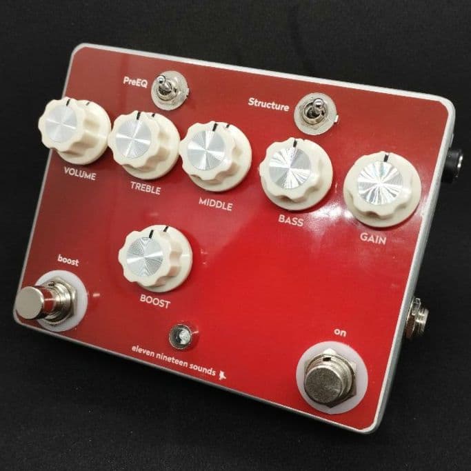 【ハンドメイドエフェクター】BOGNER EcstasyRed風ディストーション