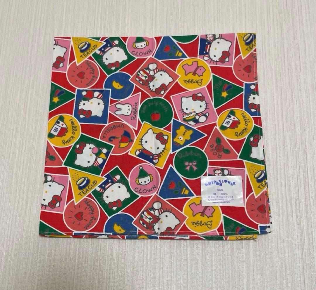 【匿名配送】未使用　キティちゃん　ナフキン　レトロ　1977 レア