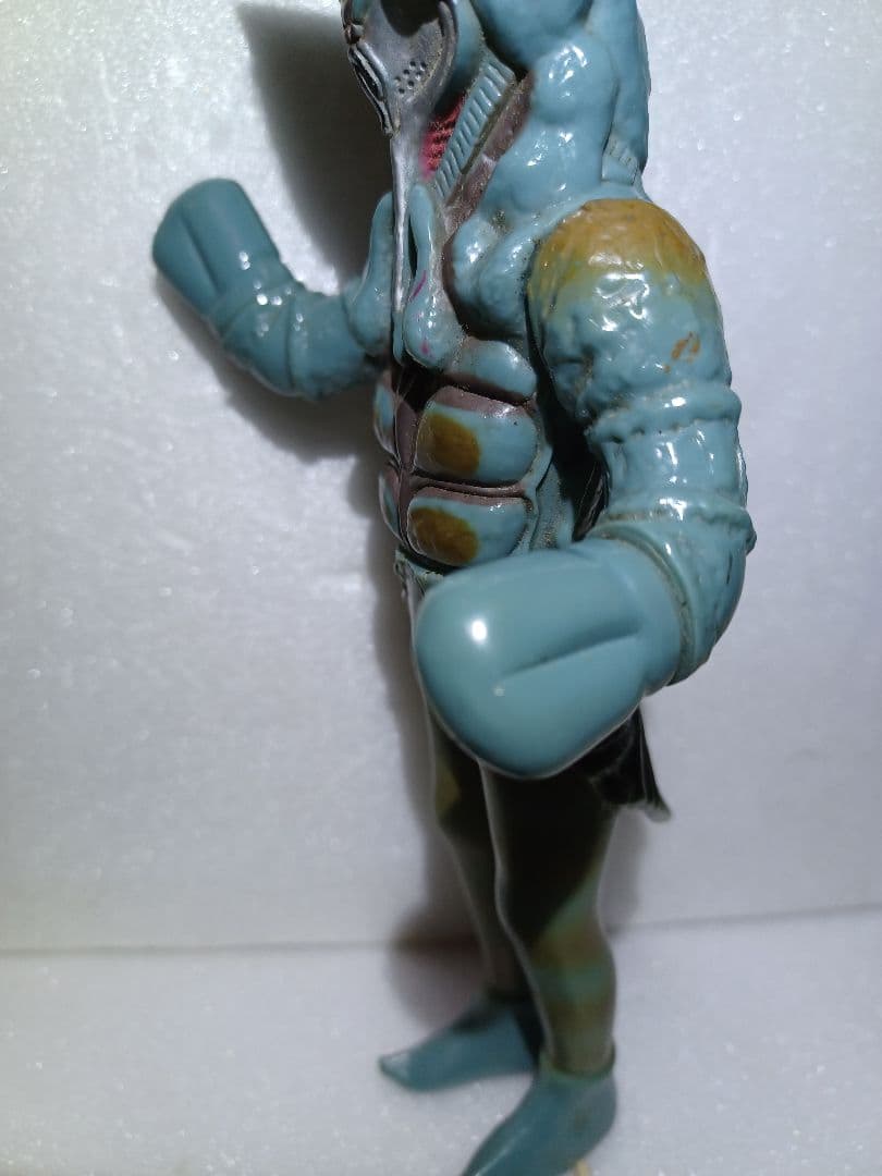 (昭和購入物)バルタン星人(身長約19.5cm)　ブルマァク　ソフビ