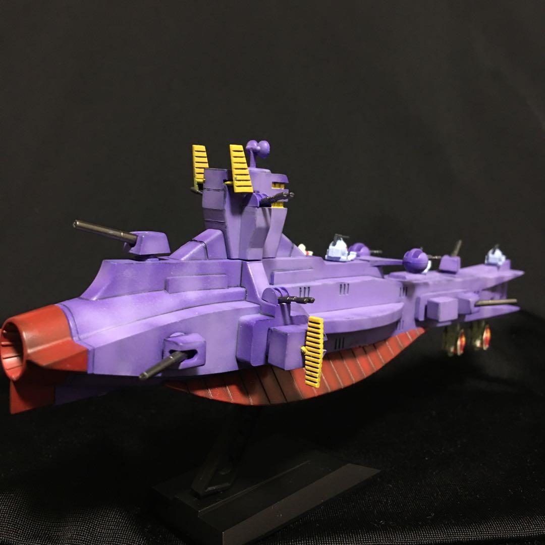 ガンダム ガンプラ 旧キット 1/1200 サラミス 完成品　戦艦