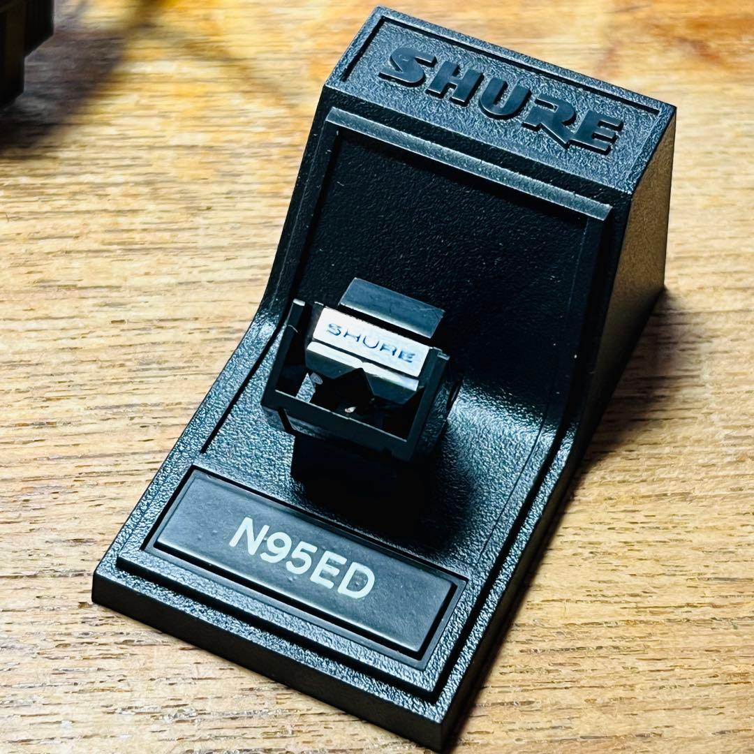 SHURE M95HE MM型フォノカートリッジ + シェル + 交換針2本