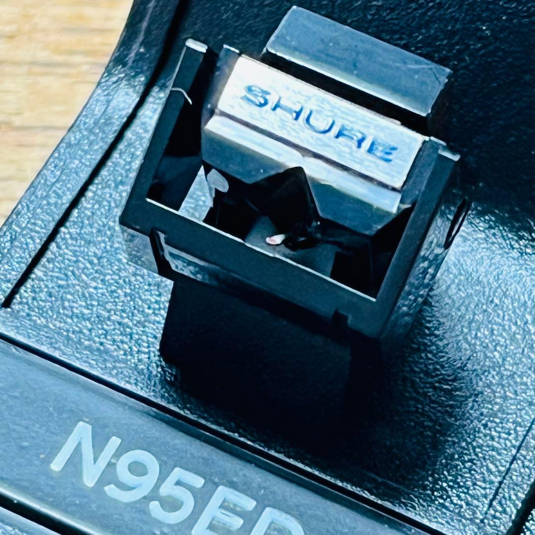 SHURE M95HE MM型フォノカートリッジ + シェル + 交換針2本