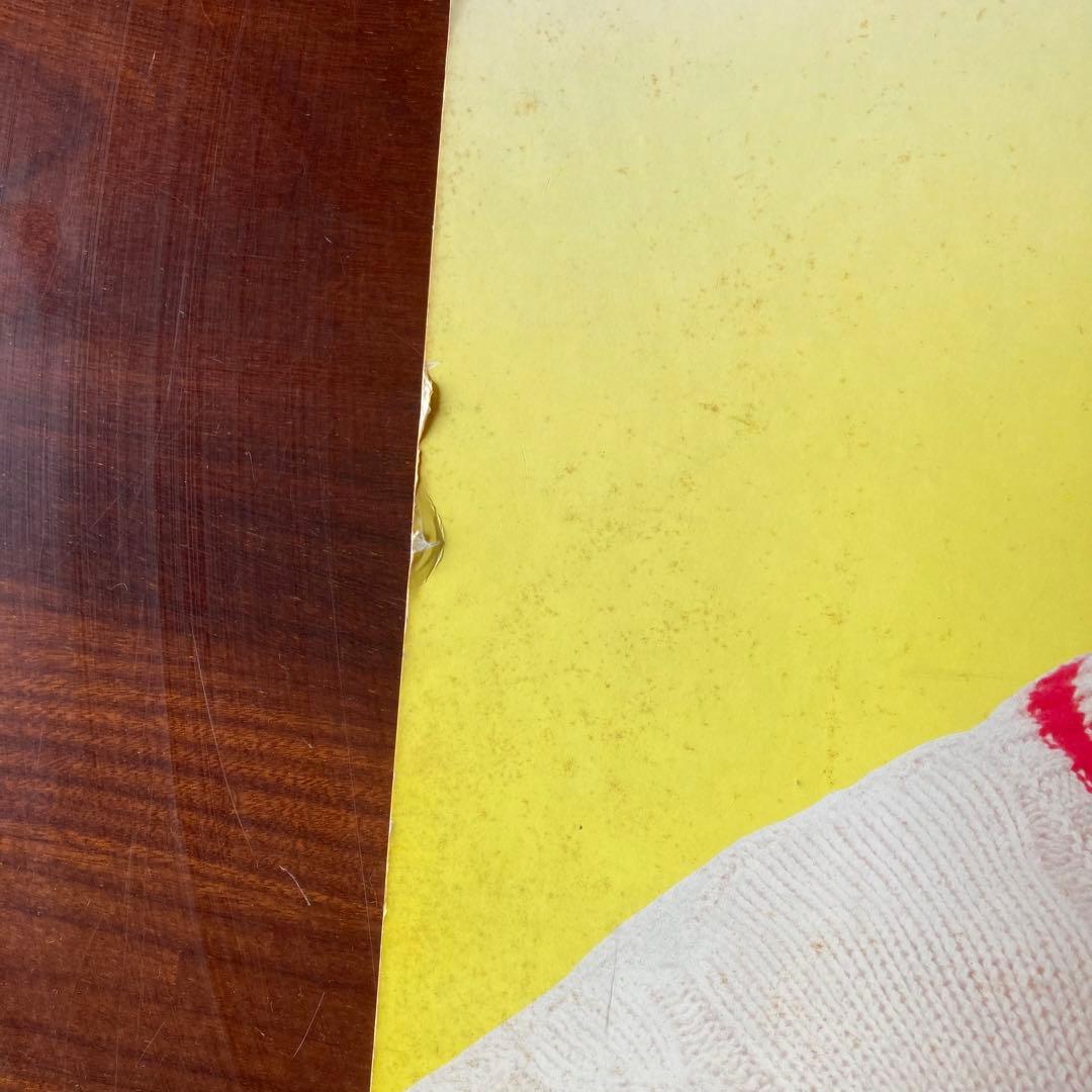 超希少　少年隊　明治Delaチョコレート　特大看板　横85cm