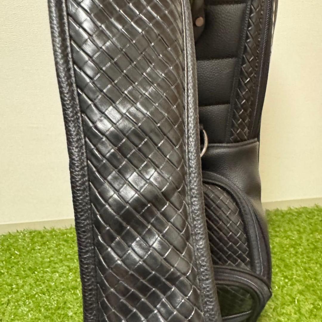 DUNLOP XXIO ゼクシオ キャディバッグ メンズ キャスター付 レザー