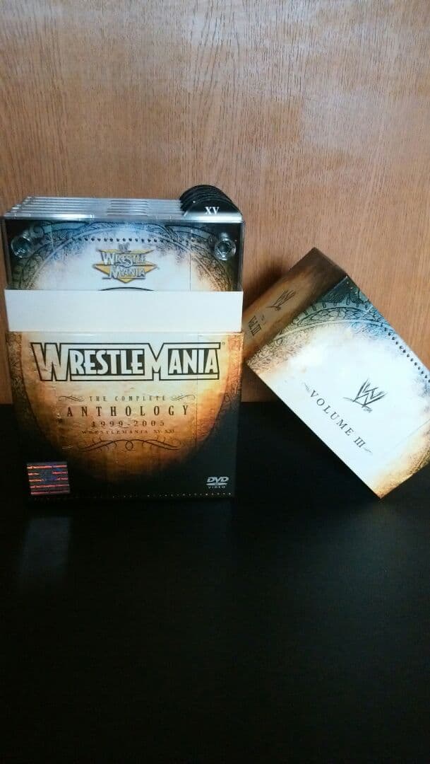 【3000セット限定DVD-BOX】WWE レッスルマニア　アンソロジーBOX3