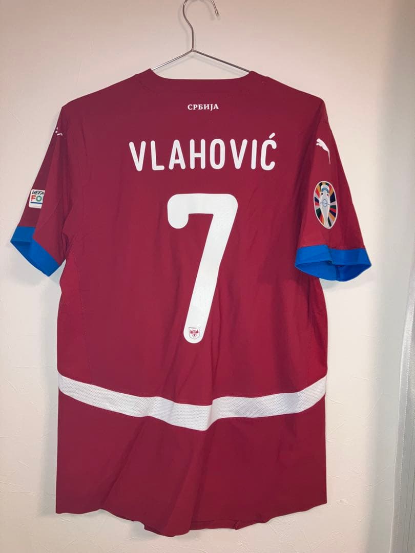 支給品セルビア代表ブラホビッチ選手支給品ユニフォーム　PUMAユーロ予選