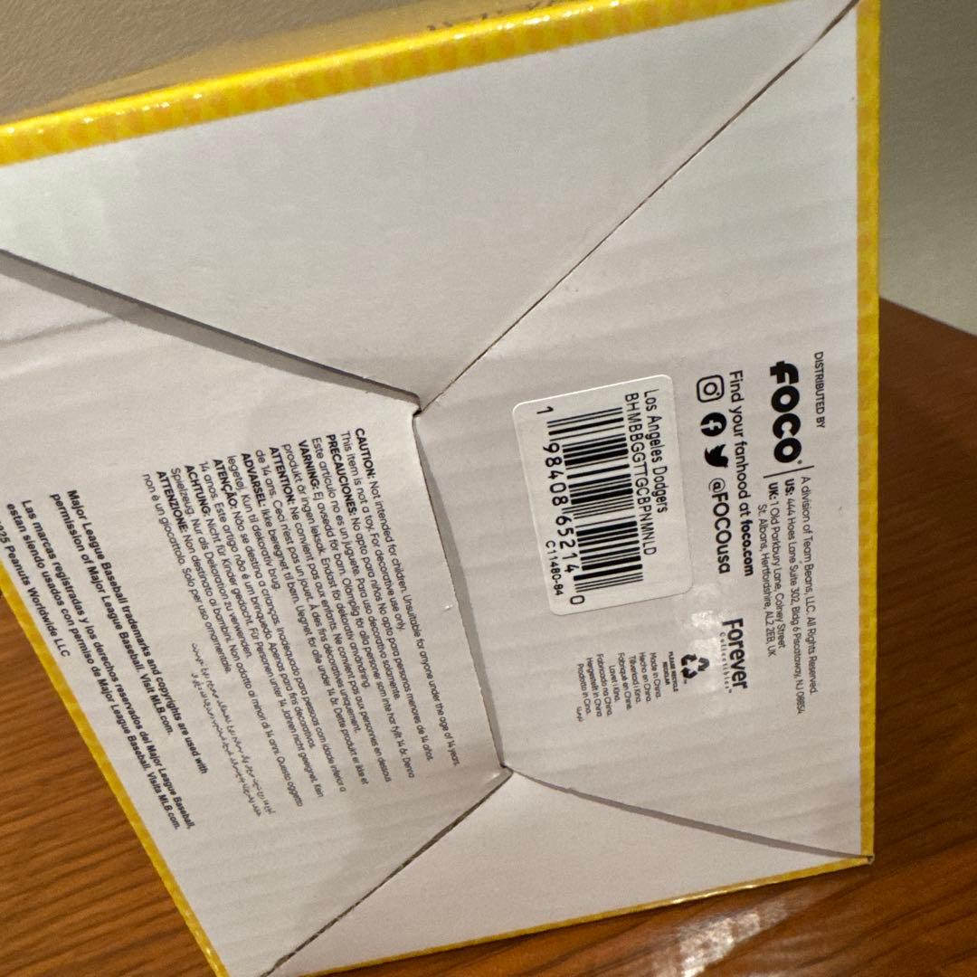 限定 ドジャース ワールドシリーズ チャーリー・ブラウン ミニビッグボブルヘッド