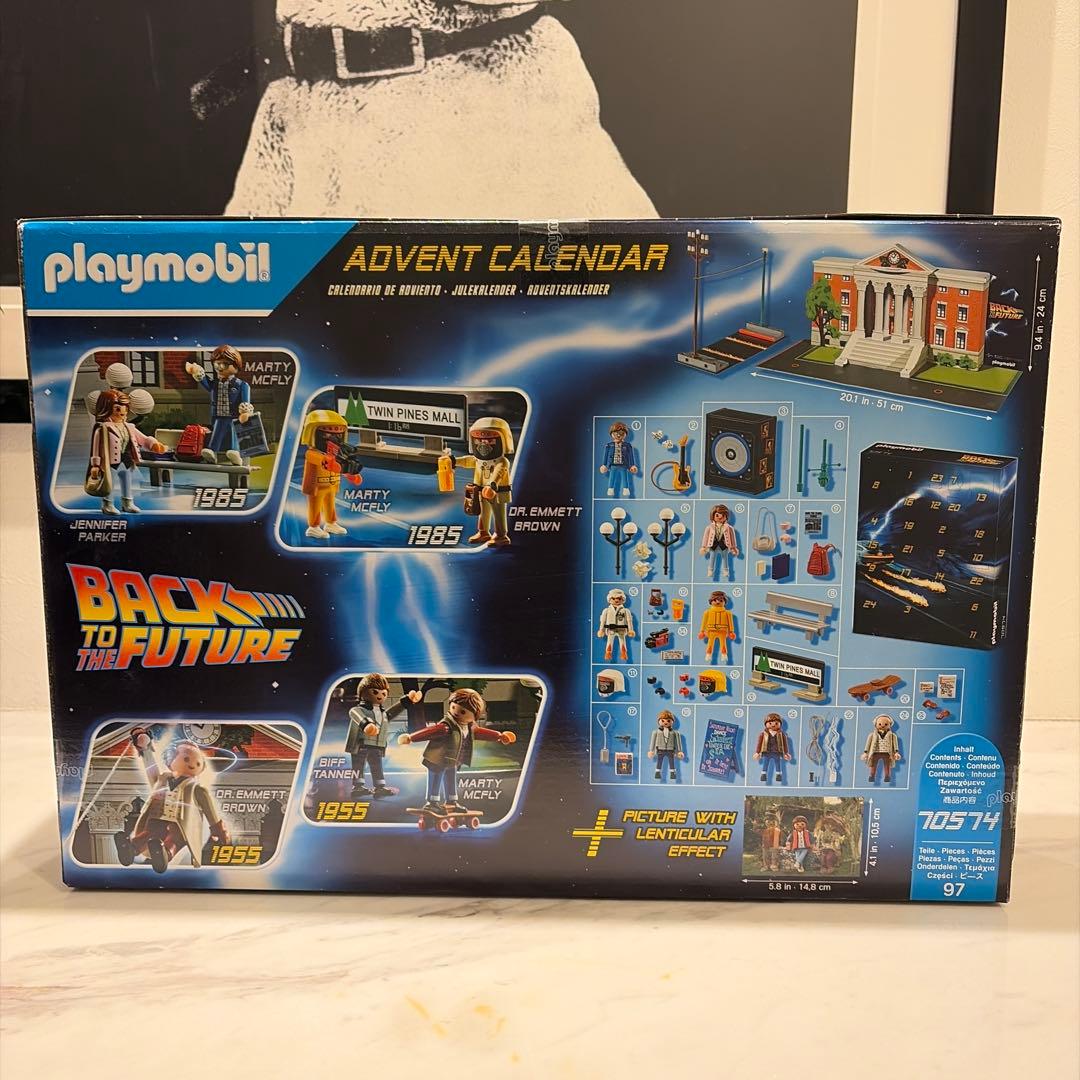 未開封 プレイモービル70574 バックトゥザフューチャー　アドベントカレンダー