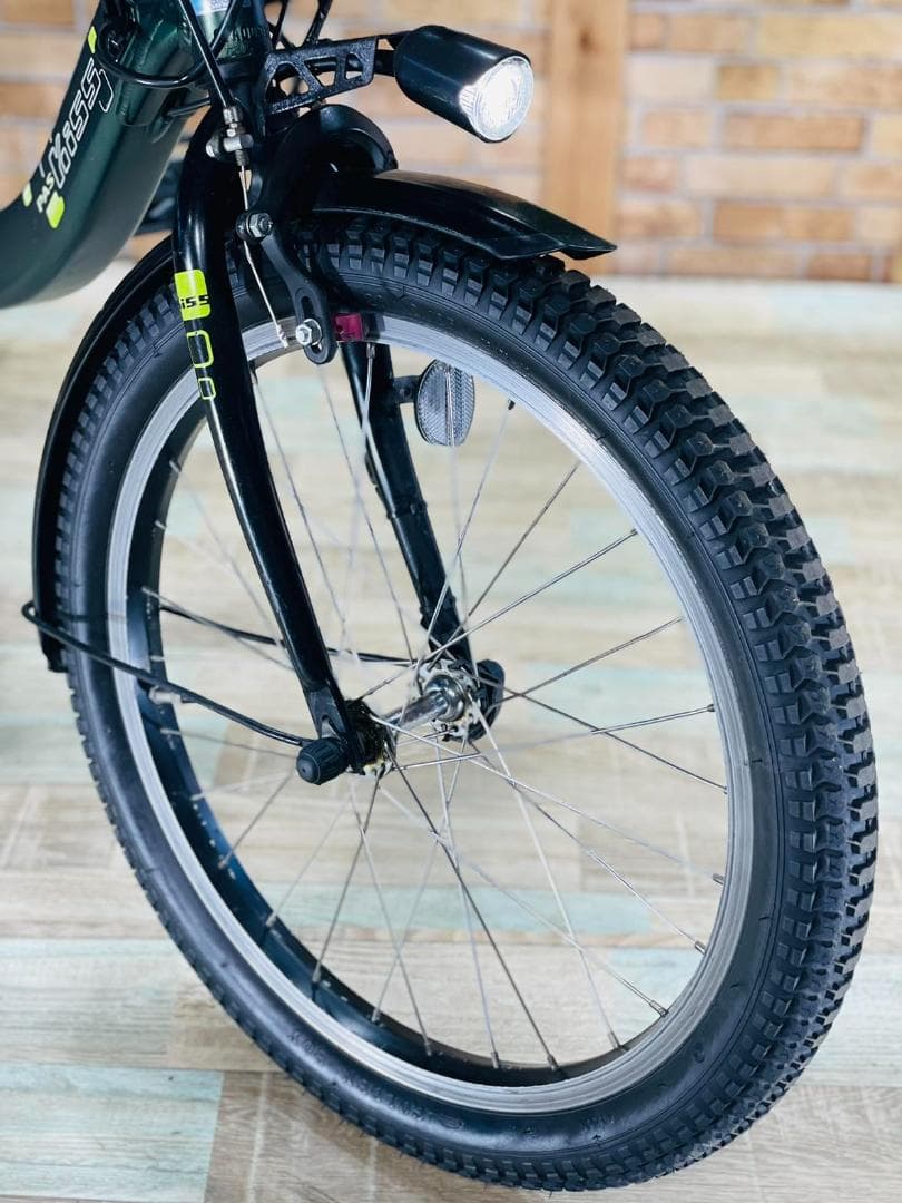 H1183 No１モデル マット系グリーン ヤマハ　子供乗せ電動アシスト自転車