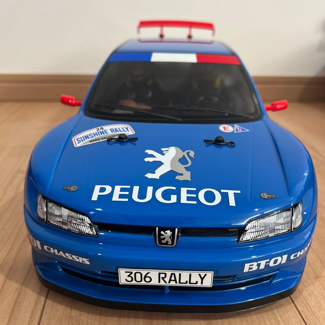 タミヤ　BT-01 プジョー 306 マキシ　メカ付き　完成品