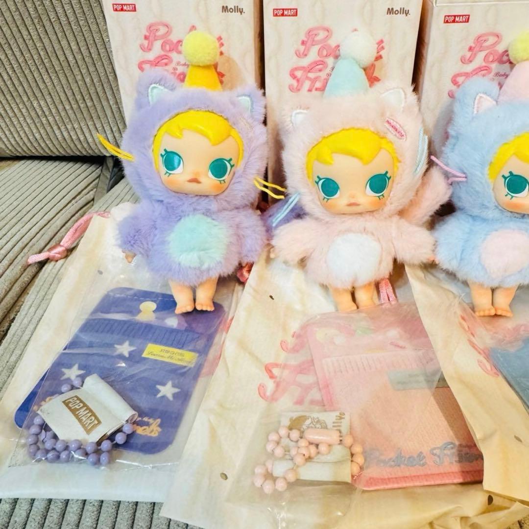 ✨POPMART baby molly Pocket Friends 5点