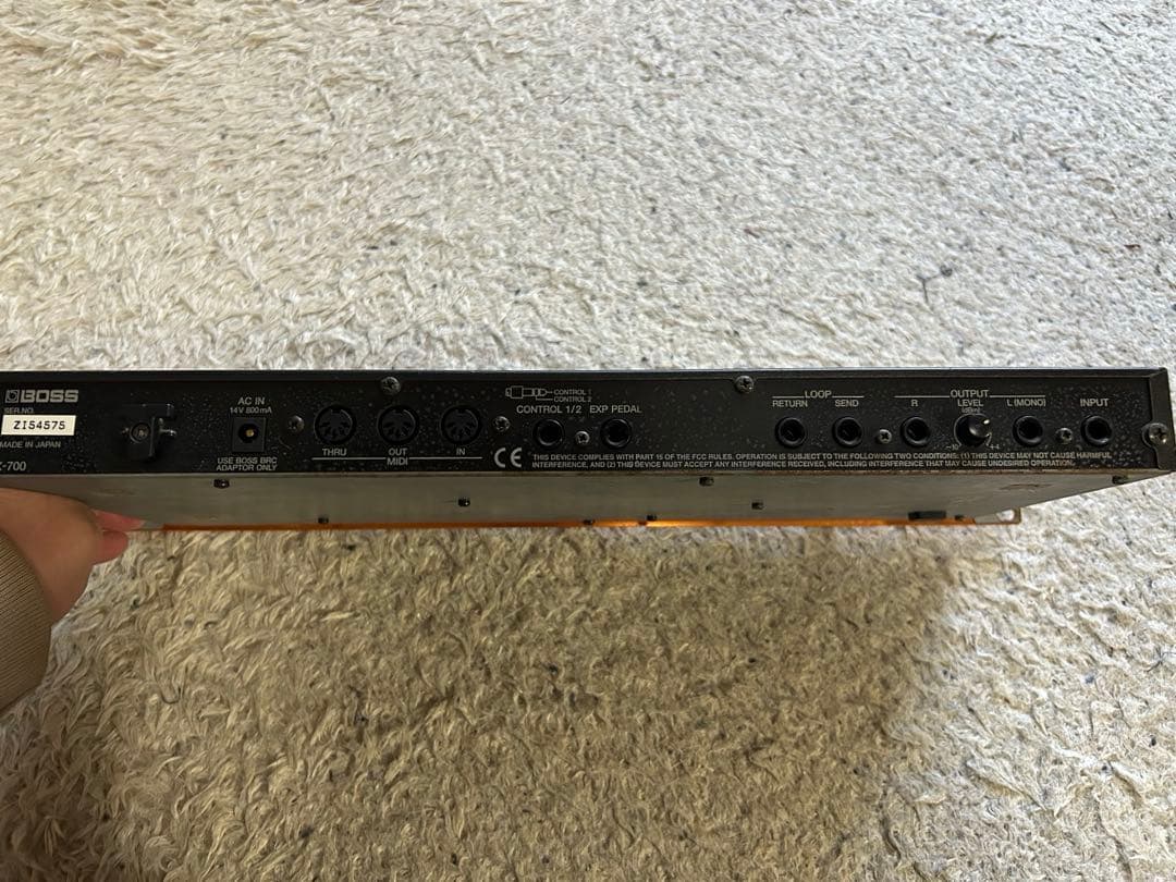 ギター boss gx-700 guitar effects processor