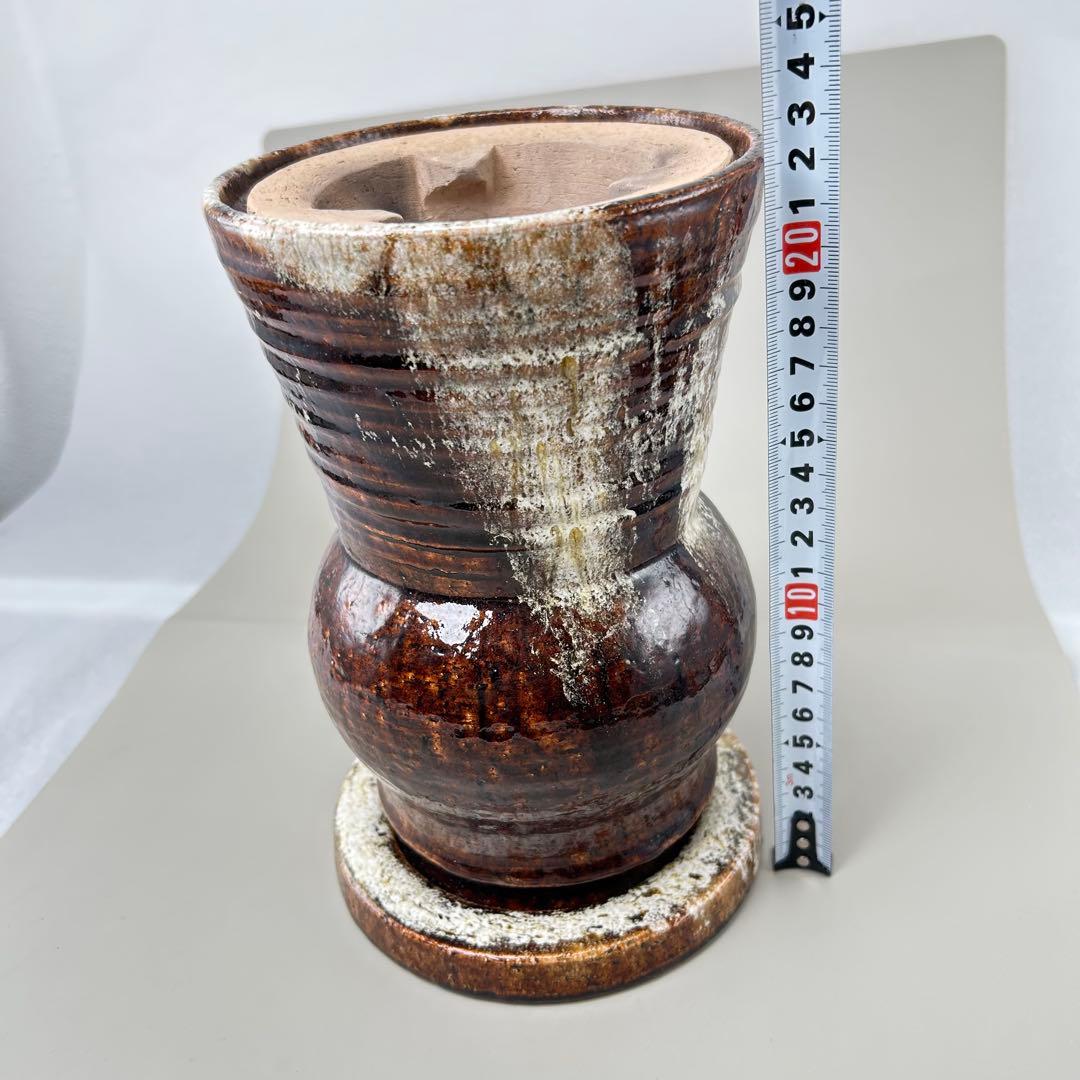 B023涼炉 小豆島 神懸焼 室井香悦 造 涼爐 茶道具 煎茶道具