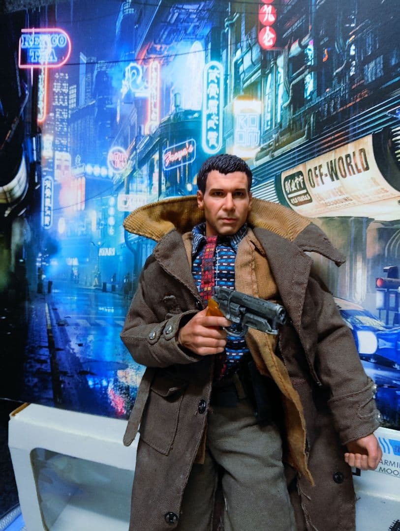 映画[ブレードランナー(デッカード)]1/6.箱付き希少品!