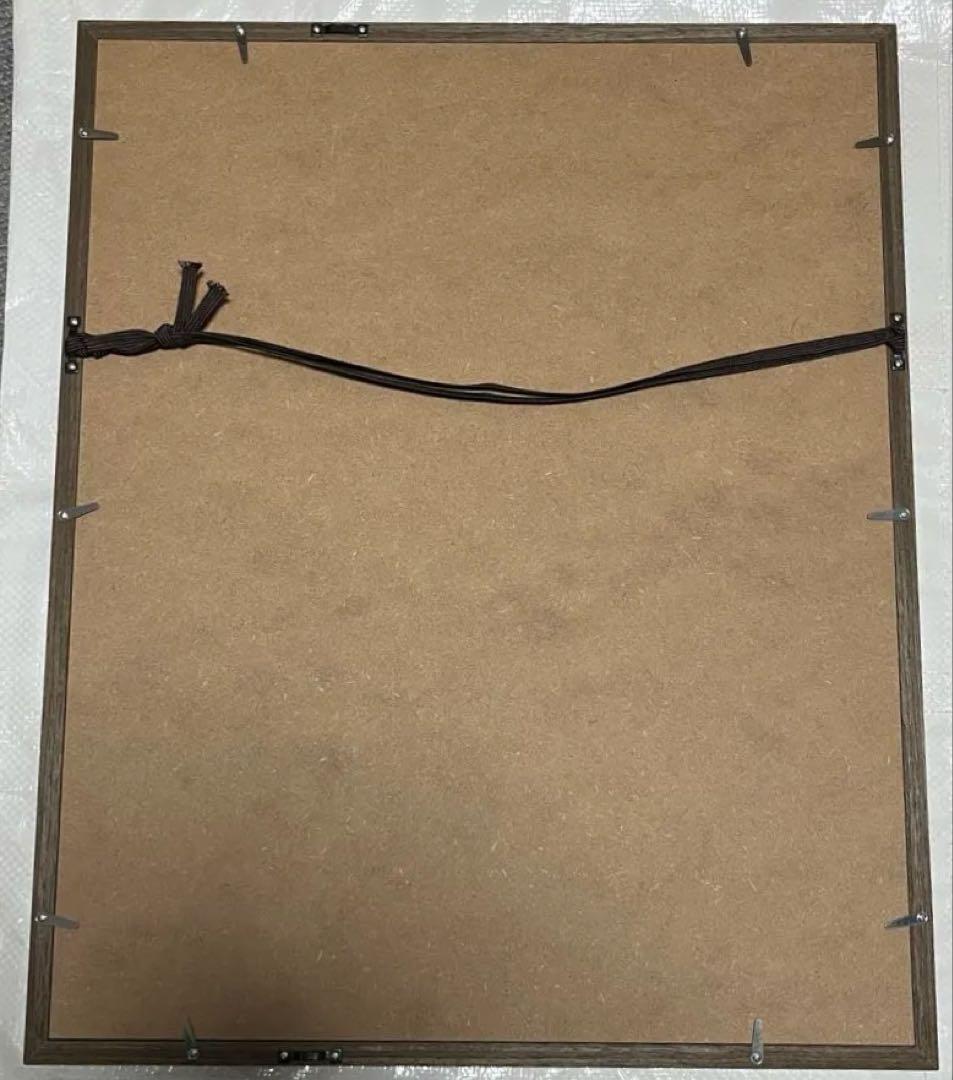 バンクシー　ハートの風船と少女　大判額入り絵画風ポスター