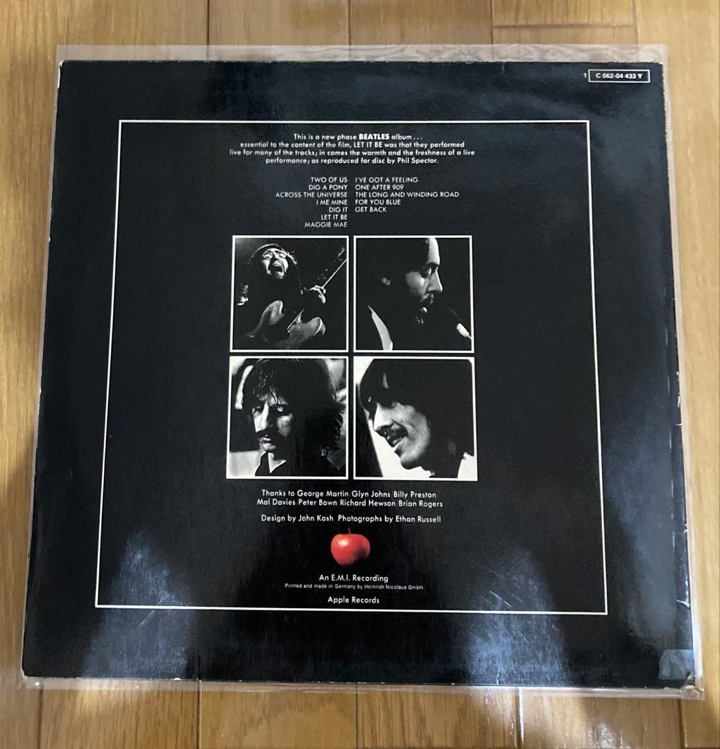 稀少ドイツオリジナル1stレットイットビーBeatlesビートルズレコード