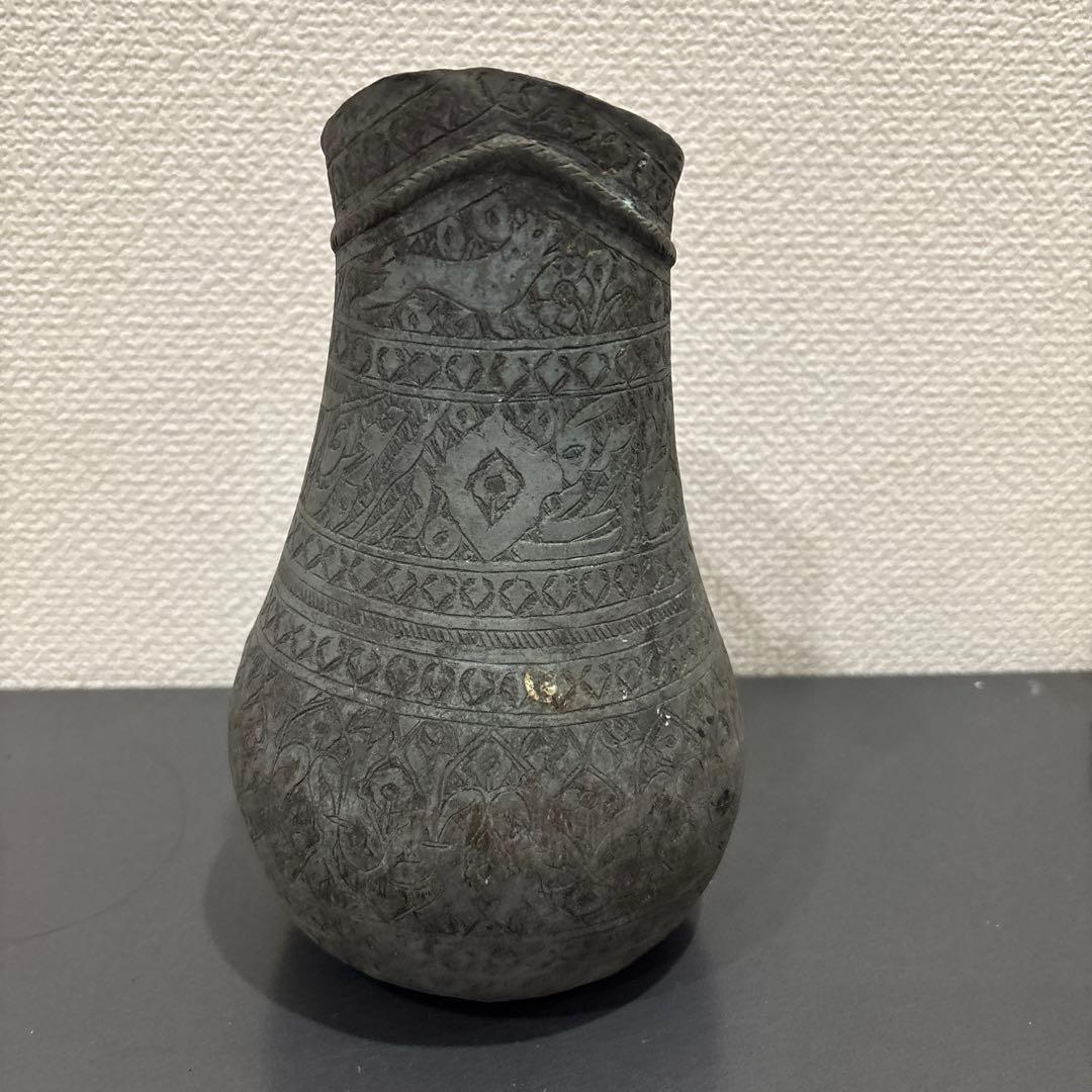 アンティーク　ポット　水差し　銅製