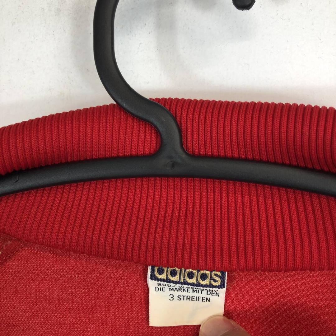 70s 80s デサントアディダス ジャージ セットアップ レッド