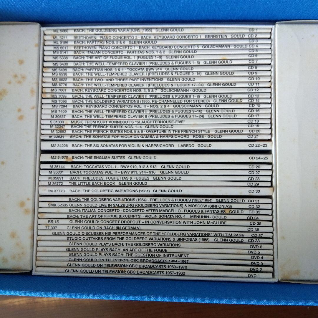 グレン・グールド　コンプリートバッハコレクション　CD&DVD