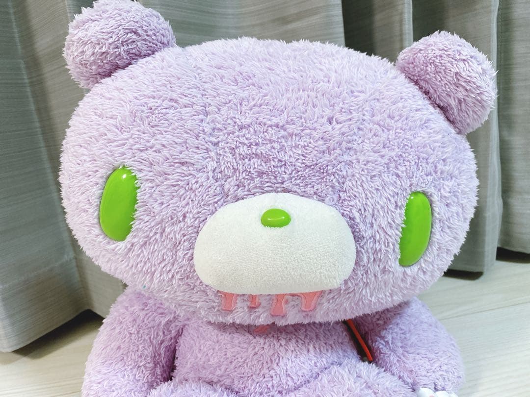 チャックスGP グルーミー 特大サイズ ぬいぐるみ ラベンダー　限定品