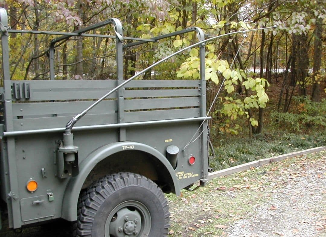 米軍　実物放出品 Hummer H1 アンテナホイップ＆マッチングコイルセット
